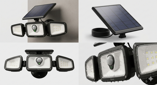 Glow-Guard Elite: 2500LM Solar Security Light (Load-Shedding Proof)